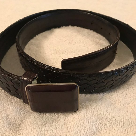 Mans Eel Skin Belt 34' to 36" - Picture 2 of 10